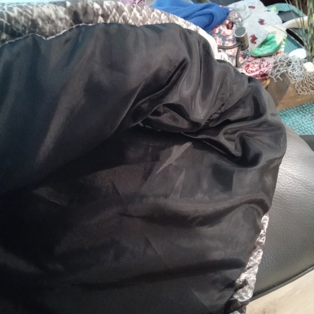 ME JANE size L. Women's Snake Print Puffer Jacket - Picture 8 of 14
